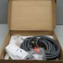 YAMATIC Pressure Washer Gun and Hose, 25 FT Flexible Hose with Stainless Steel Extension Power Washer Wand, 3/8" Swivel Quick Connect & M22-14mm Adapter Replacement for Ryobi Simpson Honda (Grey)