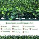ODTORY Artificial Ivy Privacy Screen Fence Panel, Gradient Green 96X120 in