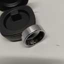 Smart Ring for Women Men, Fashion Minimalist Fitness Ring & Sleep Tracker Ring with Heart Rate, Blood Pressure, Waterproof Health Ring, Valentine's Day Gifts for Women,No Subscription (Size 9, Silver)