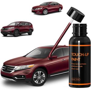 R548P Basque Red Touch Up Paint Compatible With Honda Cars, DIY Car Paint Scratch Repair Kit, Automotive Paints, Quick & Easy Fix Scratch Repair for CRV/Accord/Crosstour