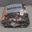 RELEANY Area Rugs 2'x6' Runner Rug Non Slip Washable for Kitchen Hallway Bedroom Beside Laundry Room Bathroom Rug, Floor Carpet, Black Colorful Floral Dark Tan