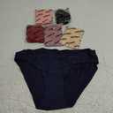 Caterlove Women's Seamless Underwear No Show Stretch Bikini Panties Silky Invisible Hipster 6 Pack (X-Large)