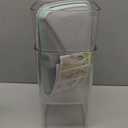 Ankou Airtight Food Storage Container with Pop Lid & 130ml Scoop, 4L/4.2qt *2 BPA-Free Cereal, Rice, Flour, Pasta & Snack Container, Stackable & Durable,Kitchen Pantry Organizer