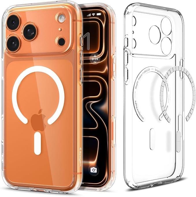 for iPhone 17 Pro Case, Ultra Hybrid MagFit [TPU Covered Camera Control] [Anti-Yellowing] [Compatible with Magsafe] - Clear, 1psc