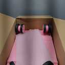 Kono Carry On Luggage 20 Inch Expandable 22x14x9 Airline Approved Hard Shell Travel Trolley 4 Spinner Wheels Lightweight Polypropylene Suitcase with TSA Lock, Pink