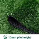 LITA Artificial Grass Turf Lawn-4 Feet x 6 Feet, 0.4" Indoor Outdoor Rug Synthetic Grass Mat Fake Grass