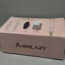 5 in 1 Ionic Hot Air Styler, 1400W Powerful Hair Dryer Brush, Auto-Wrap Curlers, Paddle Brush for Fast Drying, Volumizing with Travel & Storage Bag Compatible with Dyson Airwrap (Champagne Pink/Gold)