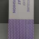 C CUSHION LAB Patented Pressure Relief Seat Cushion for Long Sitting Hours on Office/Home Chair, Car, Wheelchair - Extra-Dense Memory Foam for Hip, Tailbone, Coccyx, Sciatica - Light Grey