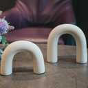 Defined Deco Ceramics Arch Decorative Objects,Neutral Home Decor for Shelves,Shelf Decor Aesthetic,Home Decorations for Living Room Decor,
