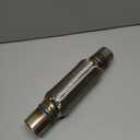 Exhaust Flex Pipe Universal Type 100% Stainless Steel For Heavy Duty and Cars (1 PC, 2.25X8X12)