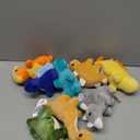 PREXTEX Plush Dinosaurs 8 Pack 5 inches Long - Thoughtful Gift for Kids - Stuffed Animal Assortment - Lovely Set for Kids