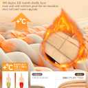 Womens Fleece-Lined Tights - Ultra-Warm Fake Sheer Look Pantyhose Thick Leggings for Winter (Black, M)