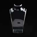 Jewelry Display Rack, Mannequin Bust Stand Durable Three-Dimensional Display Necklace Holder, for Earring for Necklace(Transparent)