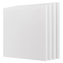 JOIKIT 4 Pack 12 x 12 Inch UHMW Polyethylene Sheets, 1/4 Inch Thick Ultra High Molecular Weight Opaque White Plastic Sheet for Home, Industrial, Automobile, Impact Resistant