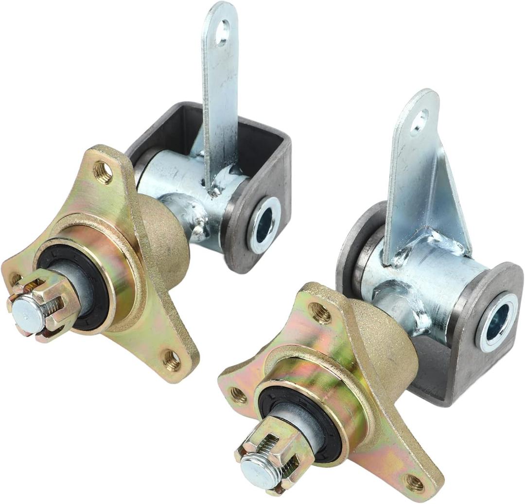 Kart Wheel Hub Kart Hub And Spindle Atv Wheel Wheels And Accessories 17Mm 3 Stud Front Wheel Hubs Steering Spindle Steel Alloy For 6In Tires Quad Bike Atv Kart