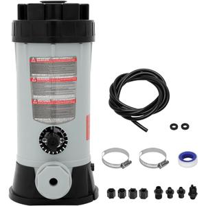 CL220 Offline Chlorinator for Swimming Pool Ponds,Replacement Hayward cl220 Chlorine Feeder,9 lbs Capacity,360 Adjustable Water Flow Knob, Thickened ABS Material