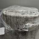 Area Rugs 8x10 for Living Room Bedroom, Modern Abstract Machine Washable Rug, Large Soft Low Pile Floor Cover with Non Slip Backing for Dining Room, Ash Gray Brown