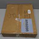 Kitstorack TV Tray Table, Adjustable Height & Flip-Top & Rounded Metal Corners, Snack Table for Couch, Sofa, Bed, Chair, Living Room, C Shaped End Side Table for Eating, Dinner or Laptop, Small Spaces (Brown)