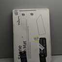 Stone Bath Mat Diatomaceous Earth Shower Mat Non-Slip Super Absorbent Diatomite Stone Bath Mats for Bathroom Floor Quick Drying Natural Easy to Clean(23.6''×15.4" Gray)