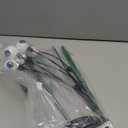 Halloween Decorations Outdoor Solar Scary Eyeball Lights,2PACKS 12LED Green Eyeball Swaying Firefly Lights,Waterproof Solar Halloween Path Lights for Yard/Garden/Lawn/Party Decor