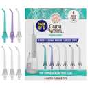 GuruNanda Replacement Water Flosser Tips for Model R3100/R3100A Only- 6 Count