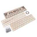 Wooden Birthday Calendar Family Memory Board