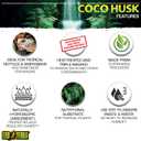 Exo Terra Coco Husk Brick, 8 QT (8.8 L) Natural Coconut Fiber Terrarium Substrate for Reptiles, Amphibians & Tropical Enclosures