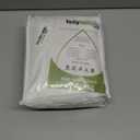 River Dream No Hook Slub Textured Shower Curtain with Snap-in PEVA Liner Set - 71" x 74"(72"), Hotel Style with See Through Top Window, Fabric Outer Curtain & Waterproof Inner Liner, White, 71x74