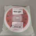 ANWA Adjustable Cat Cone Collar Soft, Cute Cat Donut Collar After Surgery, Kitten Recovery Cones to Stop Licking (Small, Watermelon)