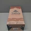 Trailvia Comfortable Footbed Sandals for Men & Women  Adjustable Buckle & Arch Support, Waterproof Summer Slides for Outdoor, Beach & Everyday Adventures (Black)