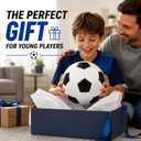 Soccer Ball Size 5 Size 4 Size 3 Size 2 with Pump Deflated - Single, 2 or 3 Pack Official Size Indoor Outdoor Training - Gift for Toddler Kids Youth Teens Adult 1-3 5-8 8-12 12+ Years Old Boys Girls