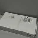 YBlucklly Automatic Sensor Touchless Waterfall Bathroom Sink Faucet with Control Box and Temperature Mixer DC Powered Sensor Hands Free Bathroom Tap Matte Black Vanity Faucets with Cover Plate Drain