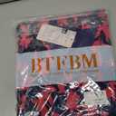 2 x BTFBM Women Summer Dresses Casual Sleeveless Floral Maxi Dresses (Blue, M)