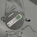 Mamazup CD Player Portable, Rechargeable Portable CD Player with Dual Speakers and Anti-Skip, CD, USB, AUX, LCD Display, Sensitive Button,5 EQ, AB Repeat,10 Speeds for Home Car Fabric White