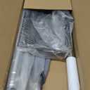 Multi-Purpose Snow Shovel for Driveway, 55-Inch Long Handle Lightweight Snow Removal Tool, Large Capacity Shovel for Sidewalk, Garage, Garden & Chicken Coop Cleaning (Poop & Bedding Scoop)