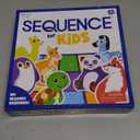 SEQUENCE for Kids -- The 'No Reading Required' Strategy Game by Jax and Goliath, Multi Color, 11 inches (2-4 players) (Packaging May Vary)