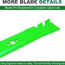 120-9500-03 116-6358-03 20120 20120P Timemaster 30 inch Mulching Blades for 30" Deck Toro 20199 20200 20975 20977 22205TE Ex Mark ECKA30 Lawn Mower (2 Pack)