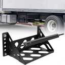 Battery Mounting Bracket Kit,Heavy-Duty Metal Steel Battery Mount Box,Easy Bolt-in Battery Tray for Marine Boat Pickup Trucks Cars RV Trailer, Fits up to 10.63"7.06"7.5" Battery