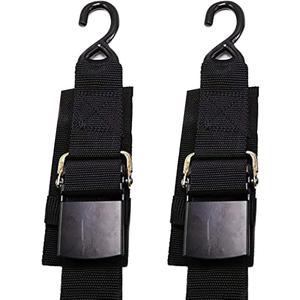 MEILI Heavy Duty Boat Trailer Transom Strap (2PK) - 2 inch x 48 inch Adjustable Marine Boat Tie Down Straps to Trailer (Shipped from USA) with Quick Release Buckle1200 LBS Capacity Securely