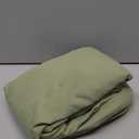 Crib Ruffle Bed Skirt Microfiber Nursery Bedding Skirt for Baby Girls (28” x 52” x 14’’) Inch - Sage Solid