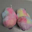 2 x Rainbow glitter duck plush toy