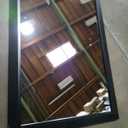 24x36 Inch Black Bathroom Mirror for Wall, Thick Metal Framed Rectangle Mirrors for Over Sink, Bedroom, Living Room, Entryway, Anti-Rust, HD Tempered Glass