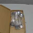 12-Piece Soup Spoon Set, 6.4-Inch Stainless Steel Round Spoons Dessert Spoons, Shell Pattern Teaspoons, Mirror Polished spoons silverware, Dishwasher Safe