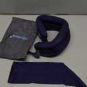 VELPEAU Neck Brace for Neck Pain and Support - Soft Cervical Collar for Sleeping in Bed, Snoozing, Sleeping Upright, Anti-Snoring, Sleep Apnea for Women & Men (Blue, Comfort Version, Medium: 11.5-14"/3)