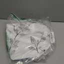 Round Fitted Table Cloth with Elastic Edge Design Table Cover Waterproof Stain-Resistant Wipeable Picnic Tablecloths Fits 38"-42" Round Tables for Camping,Dining,Indoor and Outdoor (Leaf)