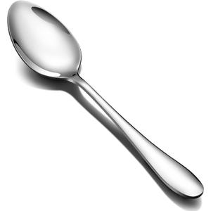 12-Piece Stainless Steel Dinner Spoon, Large Tablespoons, 8-Inches (12-Piece)