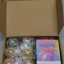 SpringFlower 24 Pack Valentines Day Card,Valentines Day with Squeeze Stretch Fidget Toy Ball,Kids School Classroom Valentines Card Gifts Exchange Valentine Party Favors Prize for Kids