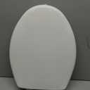 Mayfair Caswell Modern Slow Close Toilet Seat, Durable Plastic, Elongated, White
