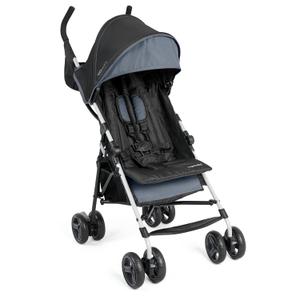 Ingenuity 3D Mini Convenience Stroller Lightweight Stroller with Compact Fold, Multi-Position Recline, Canopy with Pop Out Sun Visor Umbrella Stroller for Travel and More, Slate Grey