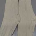 Fesciory 2 Pack Christmas Stockings 18 Inches Large Size Cable Knitted Stocking Gifts & Decorations for Family Holiday Xmas Party, Ivory White